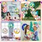 100 Pcs Happy Birthday Mylar Balloons, 18IN Round Birthday Helium Aluminum Foil Balloons